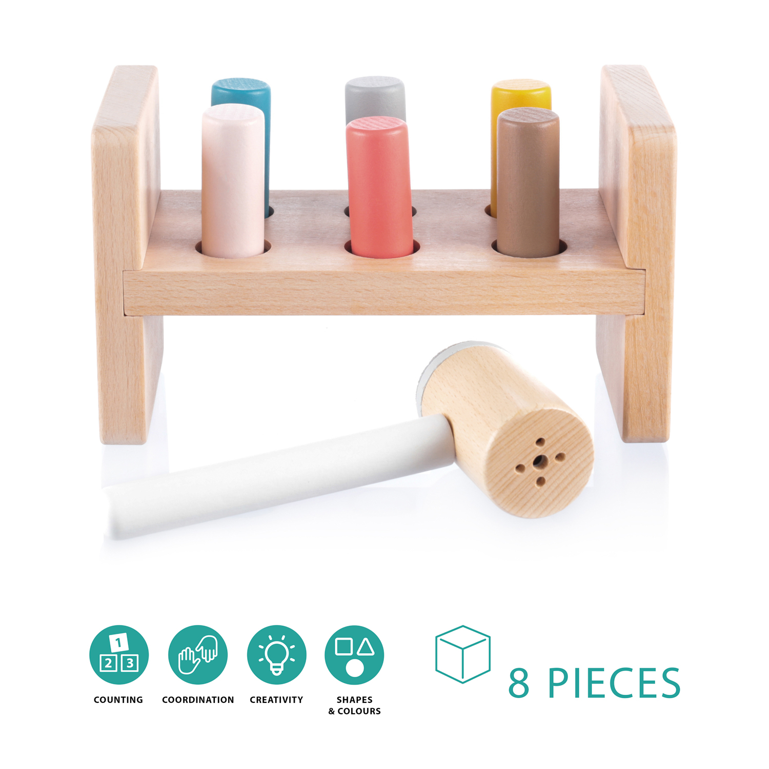 ZOPA Dřevěná zatloukačka, Nailer