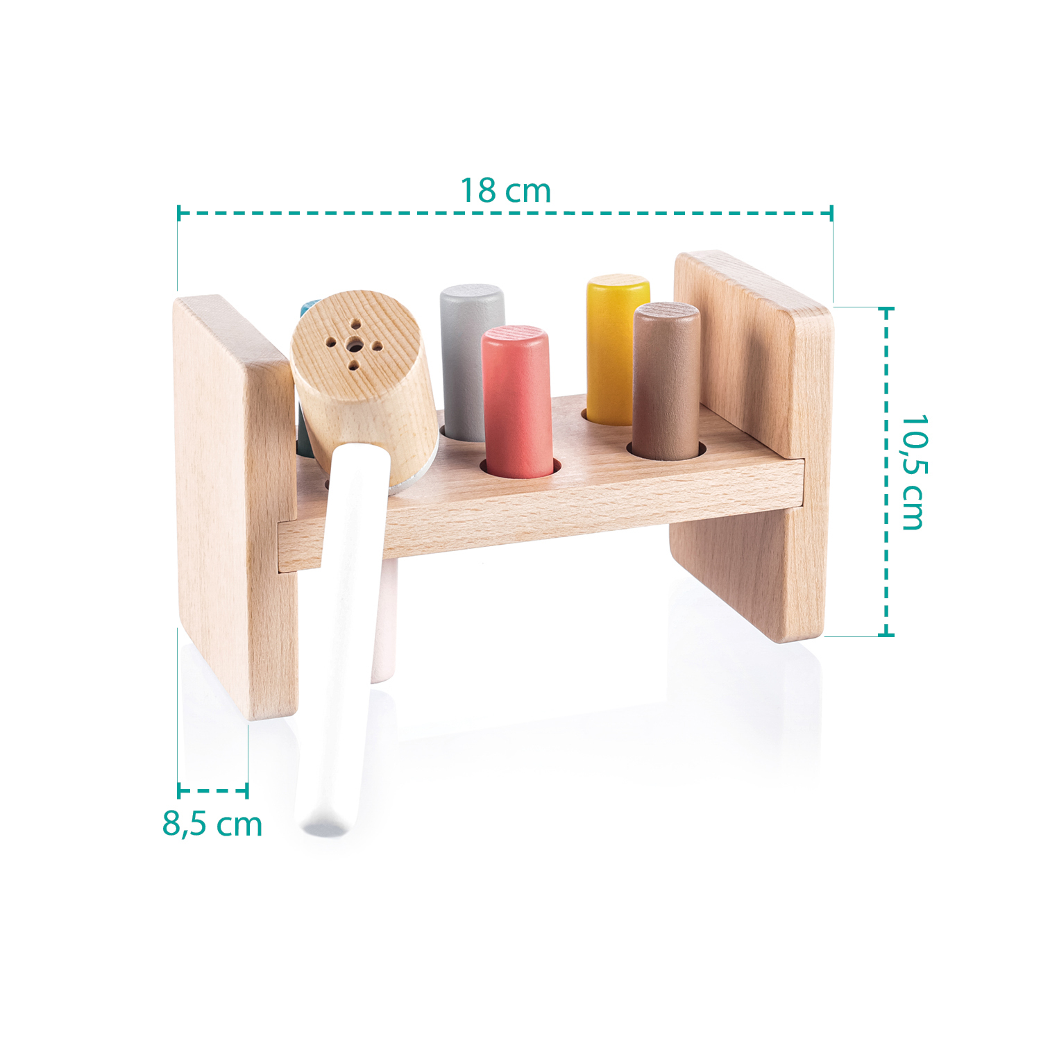 ZOPA Dřevěná zatloukačka, Nailer