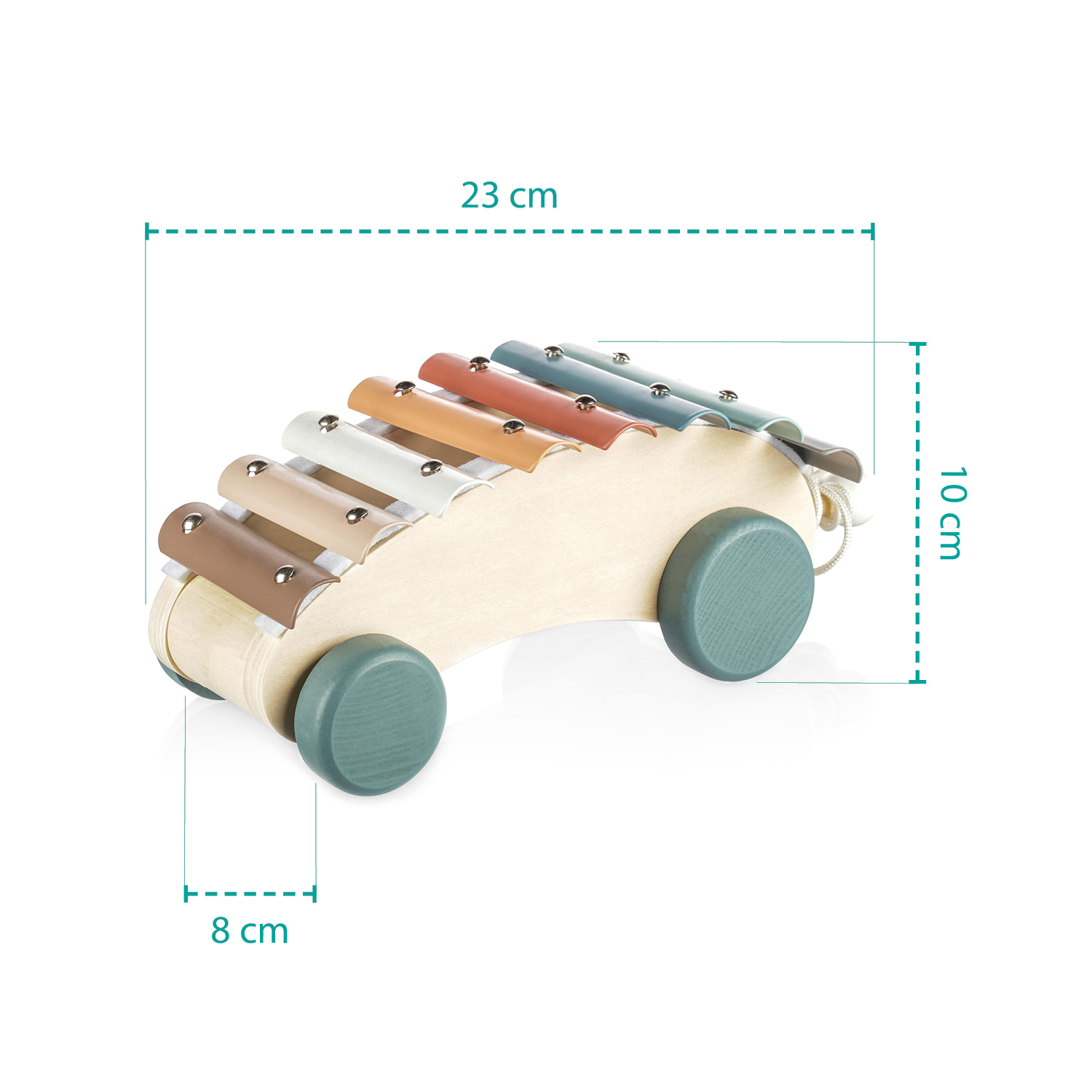 ZOPA Dřevěný tahací xylofon, Xylophone