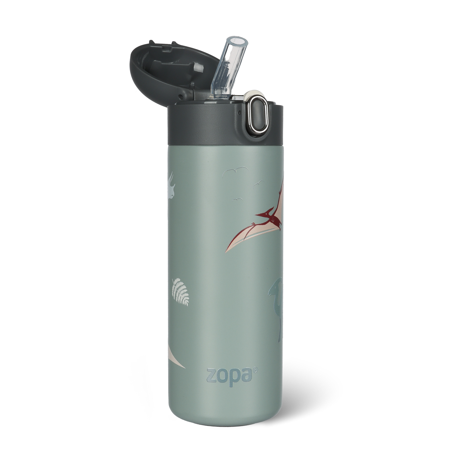 Zopa Termoska na tekutiny s brčkem 400 ml, Dino