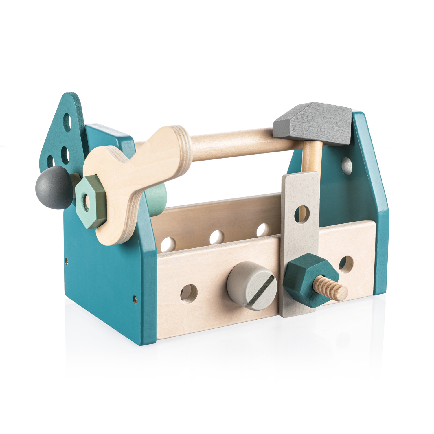 ZOPA Dřevěná sada nářadí v boxu, Blue