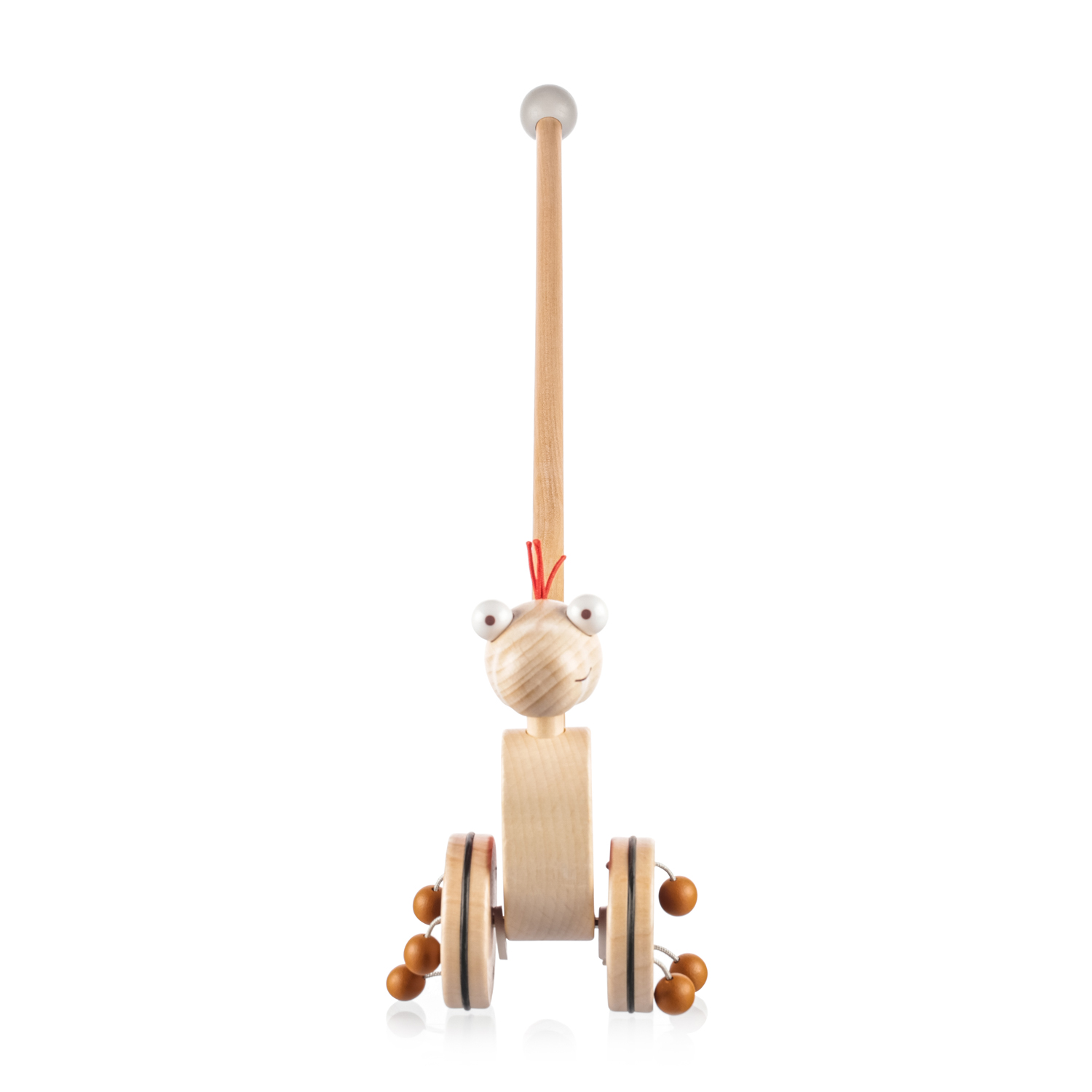 ZOPA Dřevěný jezdík Dinosaurus, Red