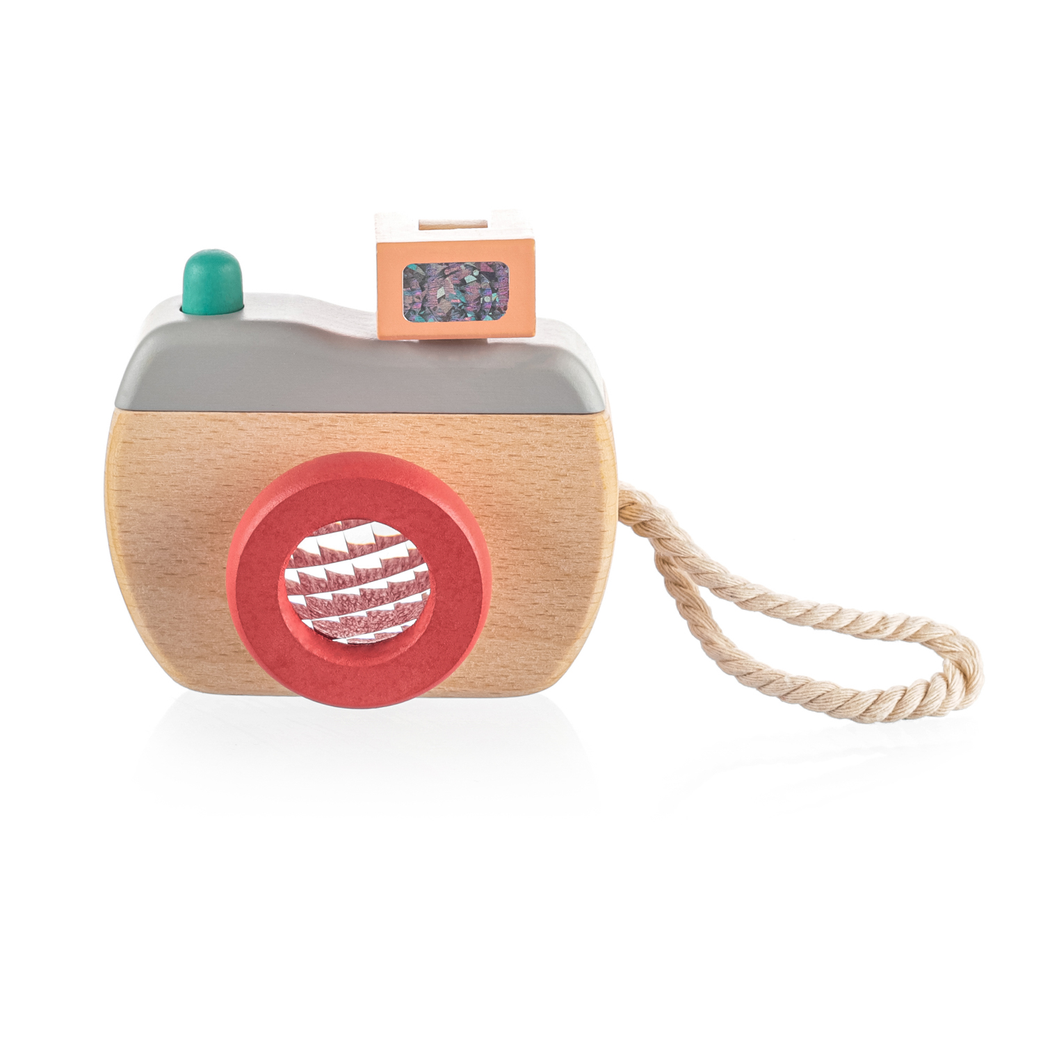 ZOPA Dřevěný fotoaparát, Grey