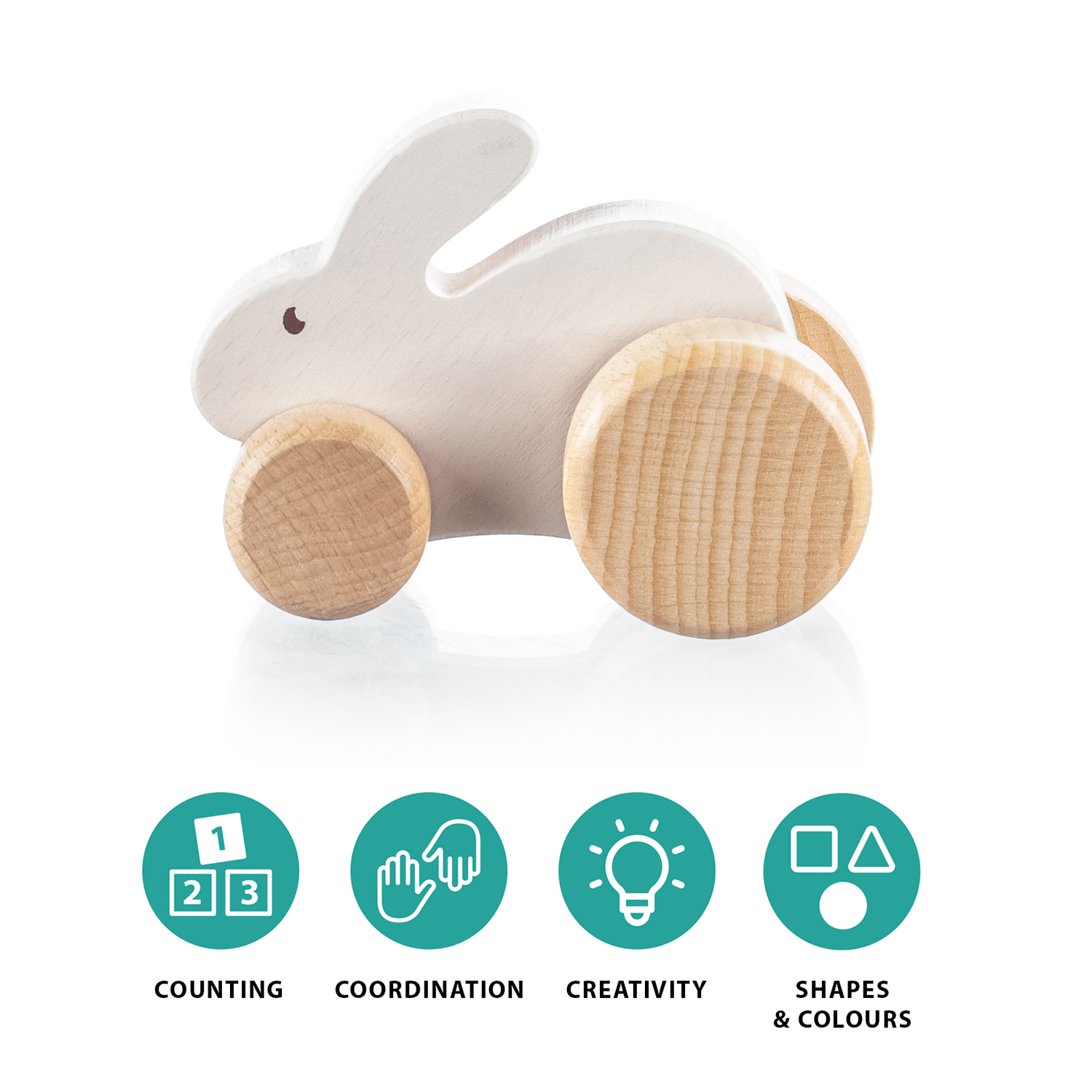 Dřevěné jezdící zvířátko, Rabbit