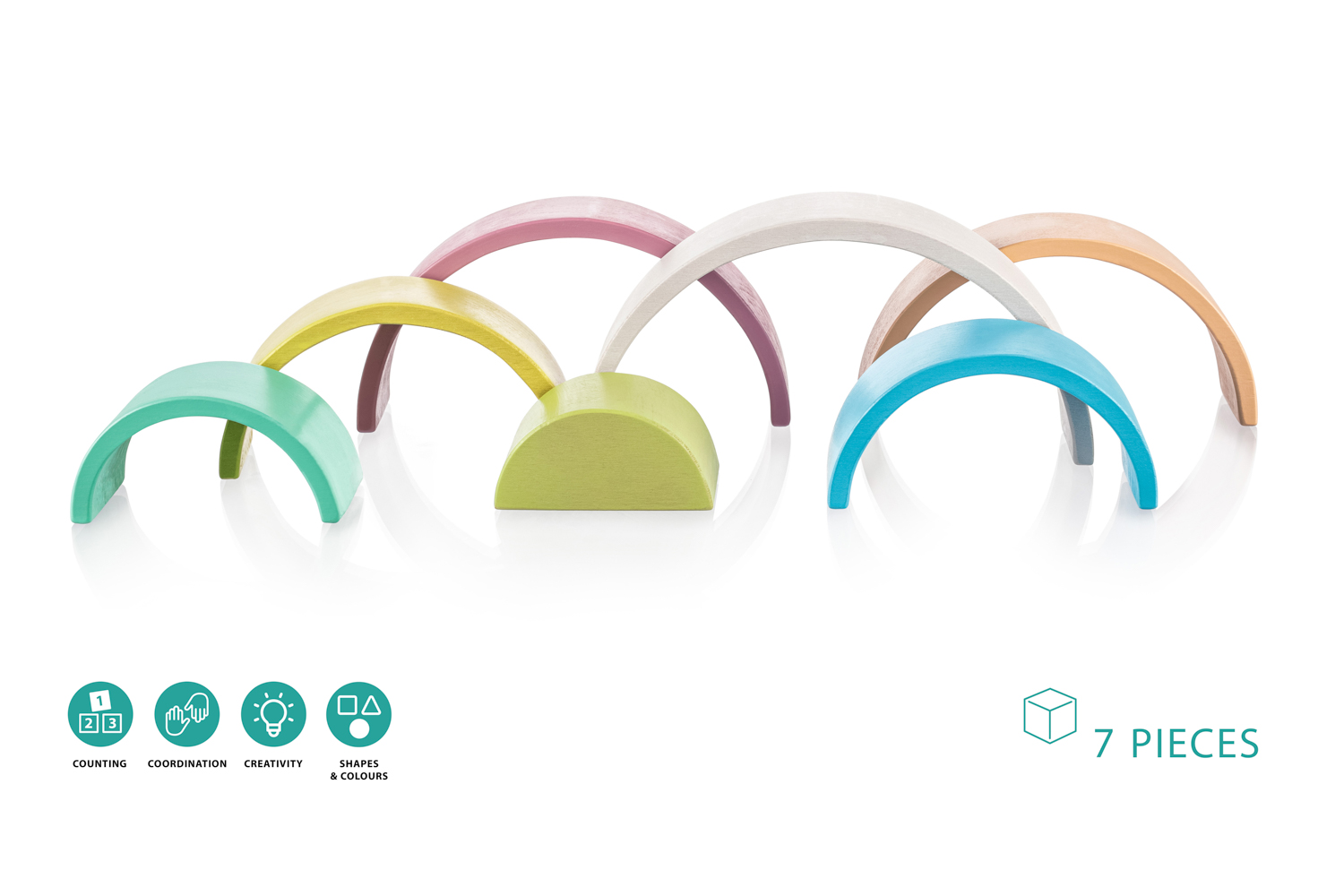 ZOPA Dřevěná skládací duha, Sunrise