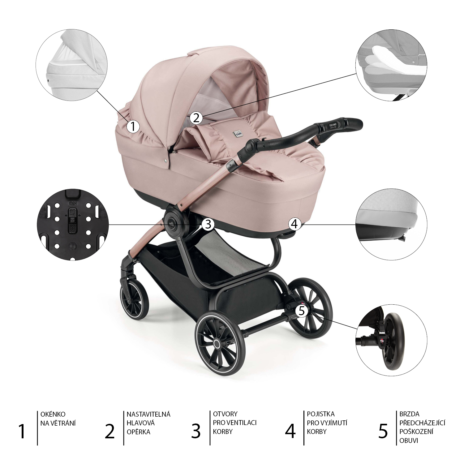 CAM SET Podvozek Techno + Barevný komplet LOVING, Col.V95s+Col.527