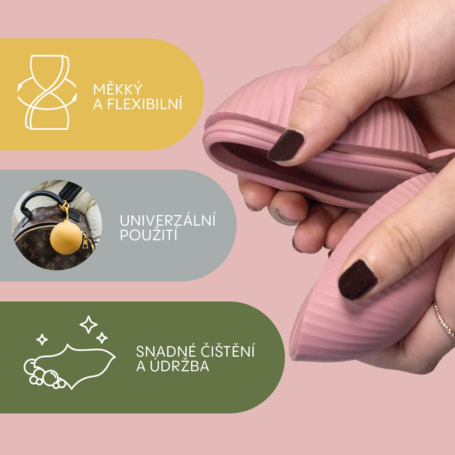 ZOPA Silikonové pouzdro na dudlík uzavíratelné, Forest green