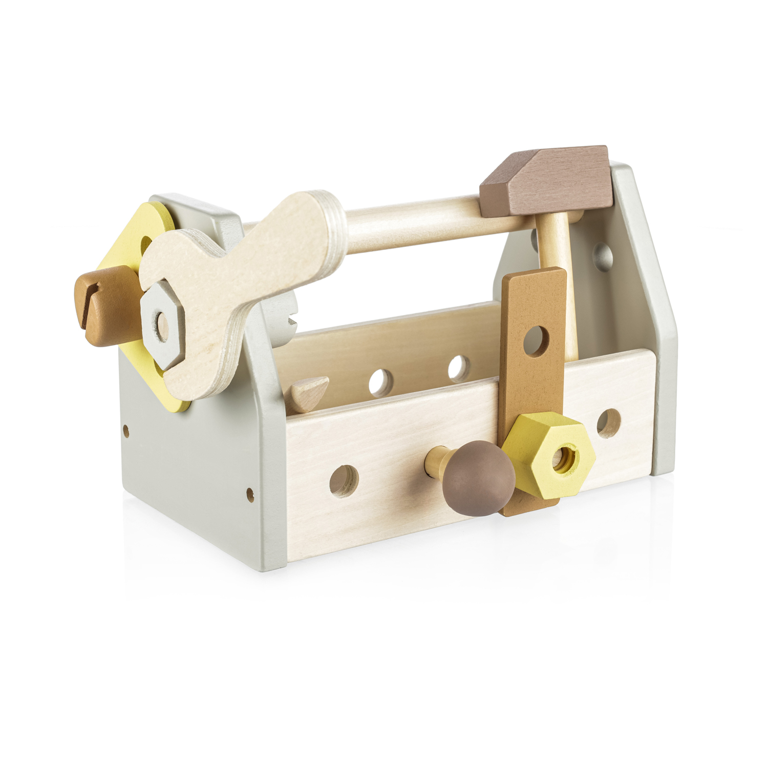 ZOPA Dřevěná sada nářadí v boxu, Brown