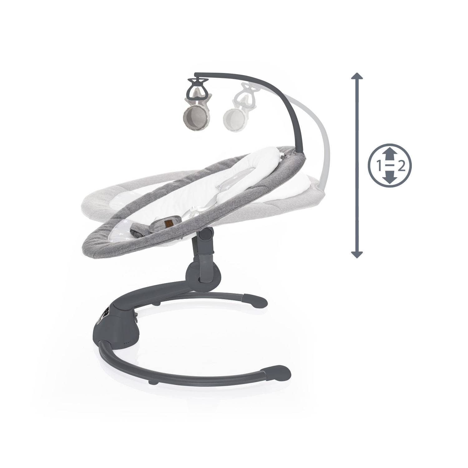 ZOPA Lehačka Lullaby, Gray stars/Grey