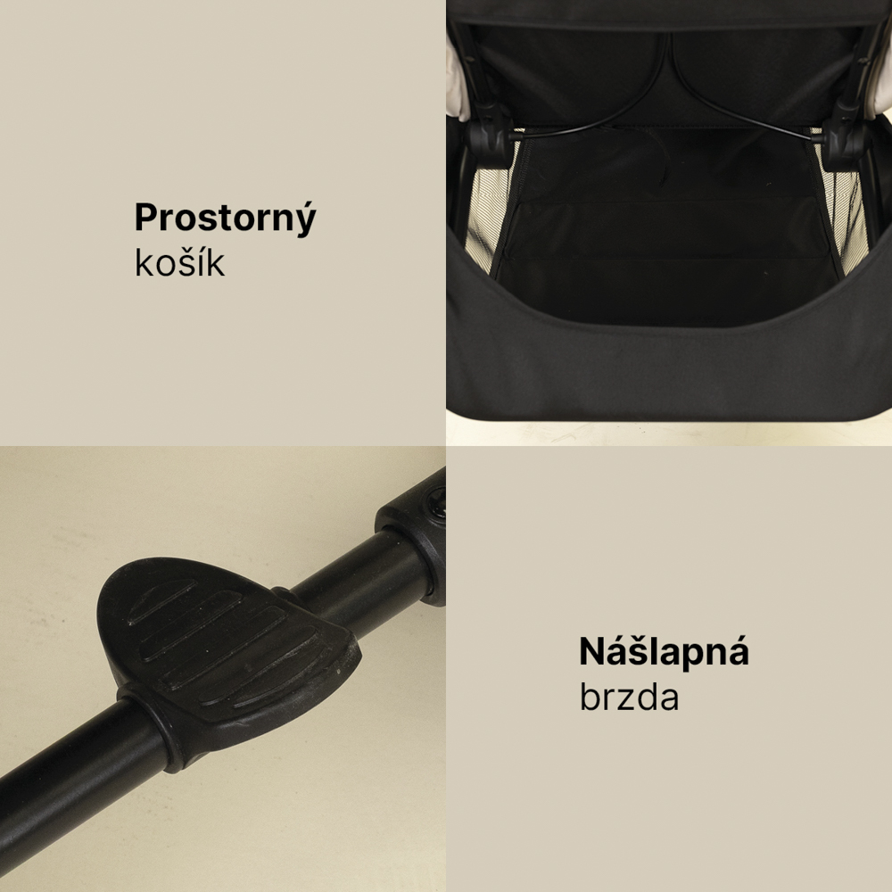 Sportovní kočárek Moya, Ivory Beige