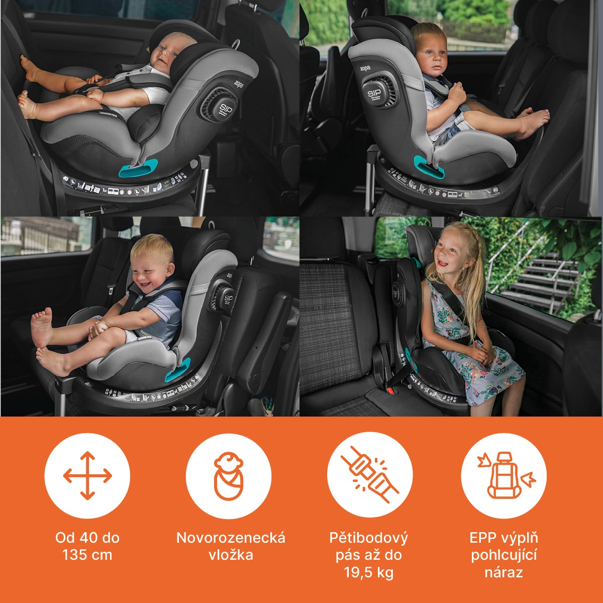 ZOPA Voyager Maxi i-size 2025 Night Black