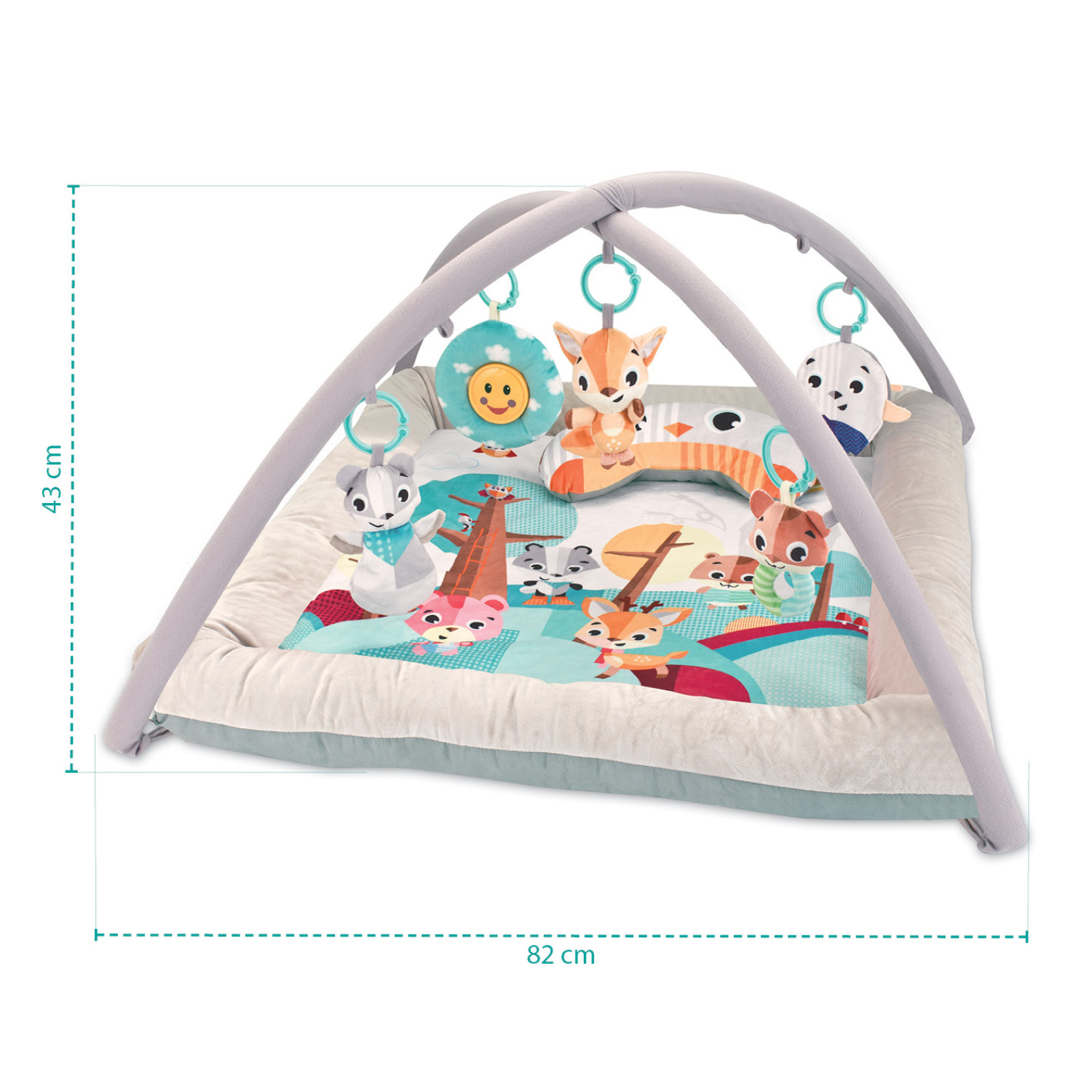 ZOPA Hrací deka 3D, Forest Green