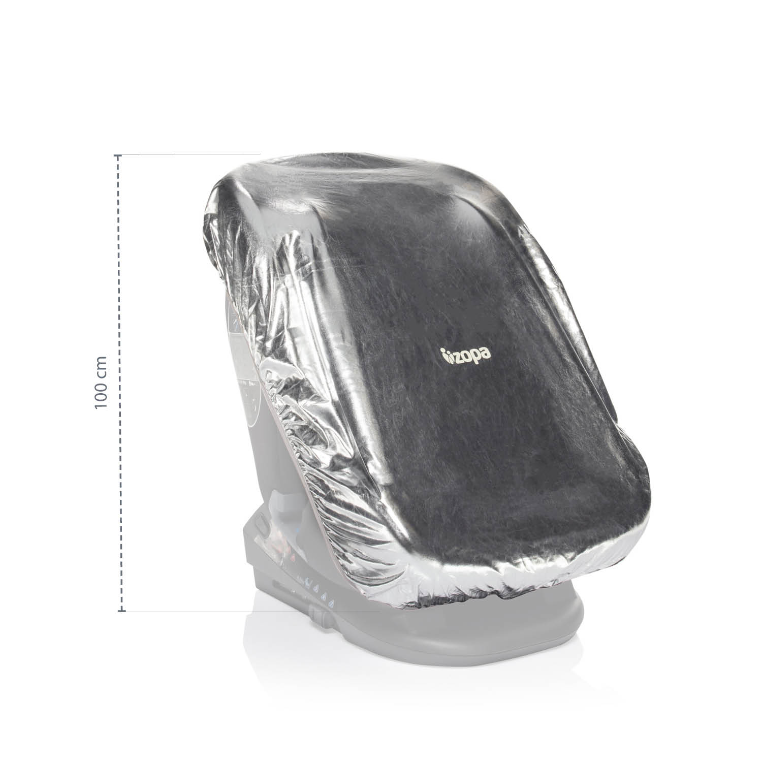 ZOPA Ochrana autosedačky proti slunci, Silver