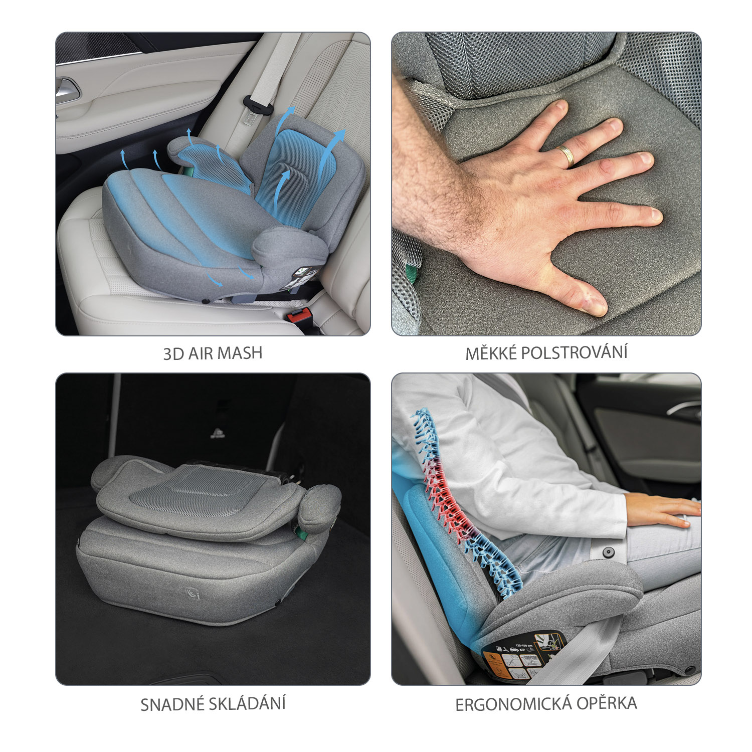 ZOPA Autosedačka iBooster i-Size, Night Black