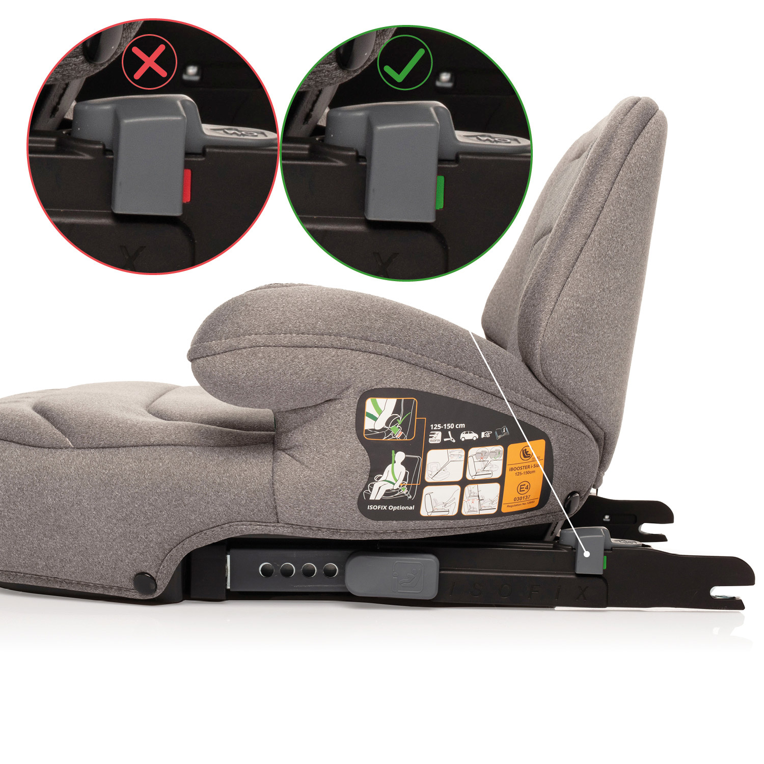 ZOPA Autosedačka iBooster i-Size, Bordó Red