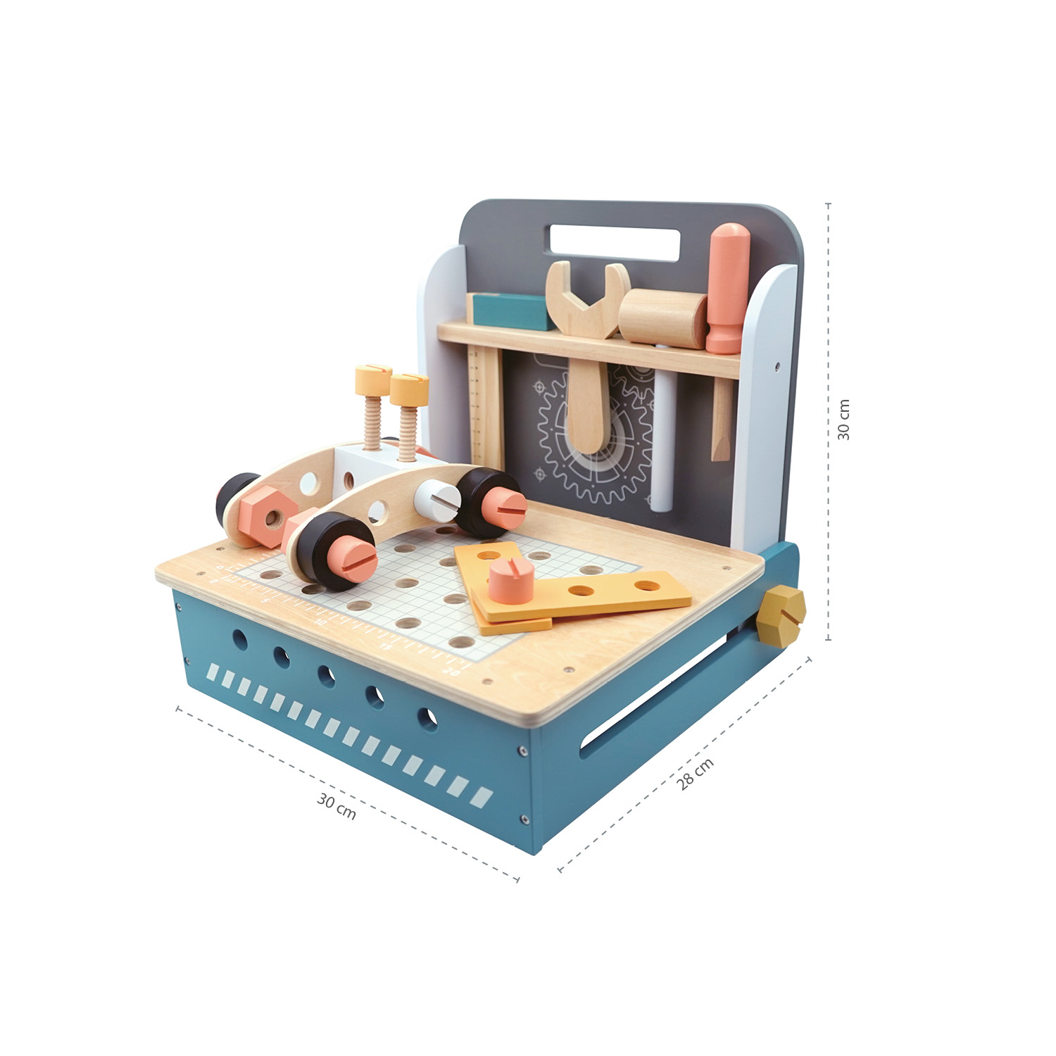 ZOPA Dřevěný ponk skládací, Wood