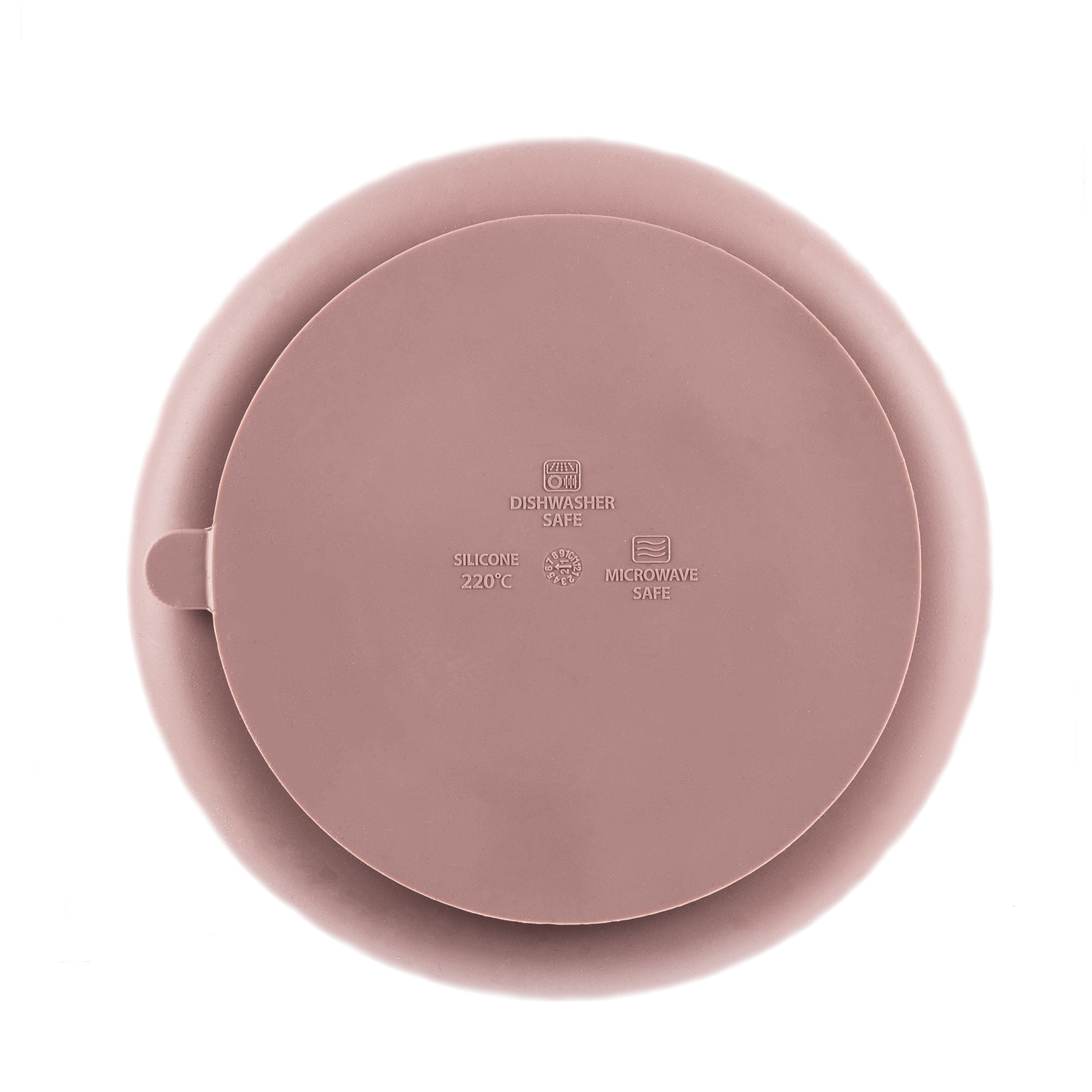 ZOPA Silikonový dělený talířek s přísavkou, Old Pink