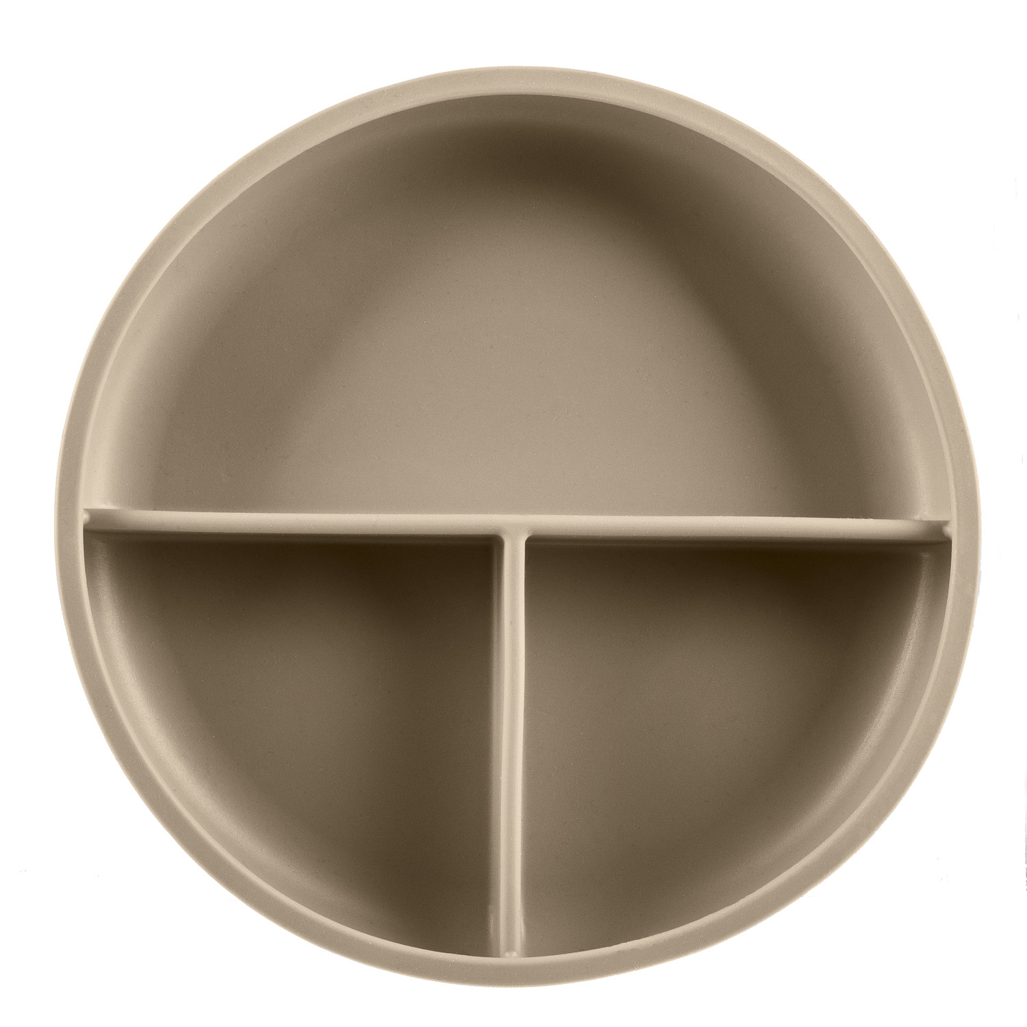 ZOPA Silikonový dělený talířek s přísavkou, Sand Beige