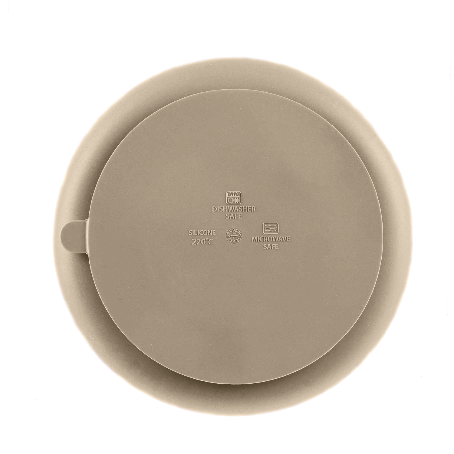 ZOPA Silikonový dělený talířek s přísavkou, Sand Beige