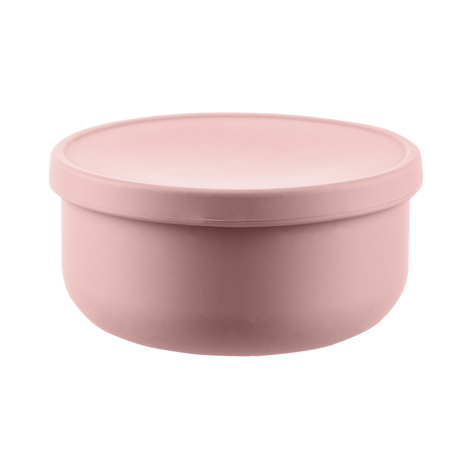 Silikonová miska s víčkem, Old Pink