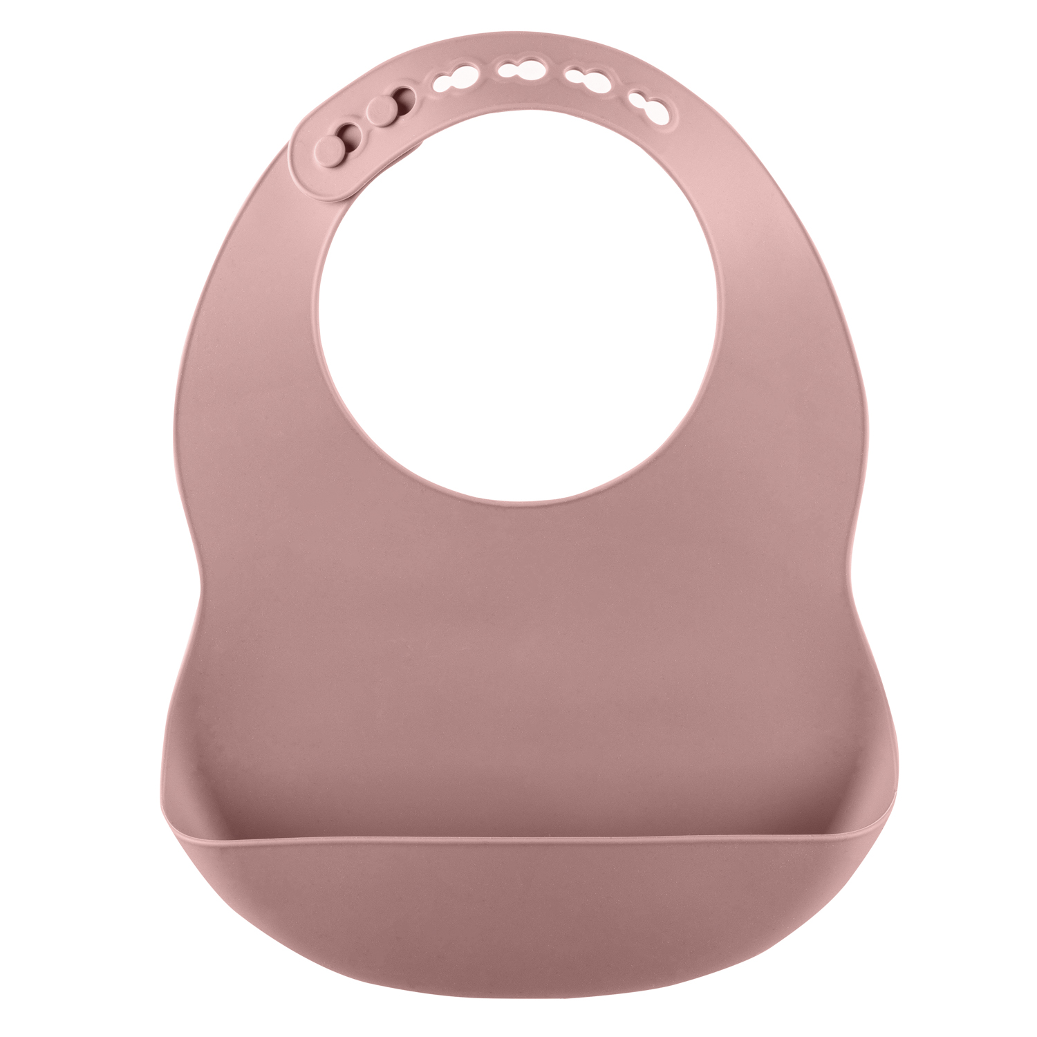 ZOPA Silikonový bryndák, Old Pink