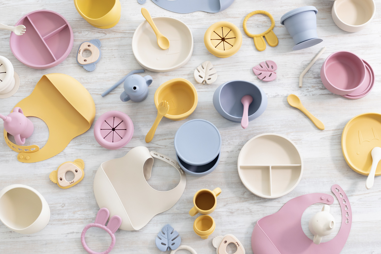 ZOPA Silikonový bryndák, Dove Grey