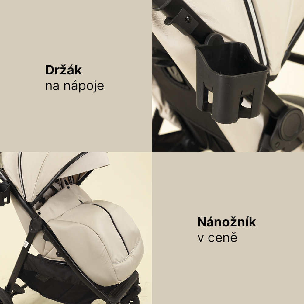Sportovní kočárek Moya, Shade Grey