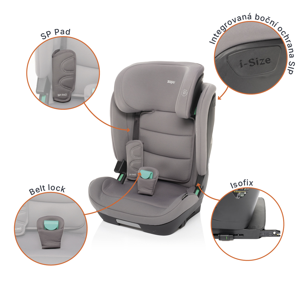 Zopa Autosedačka Matrix i-Size, Boss Grey