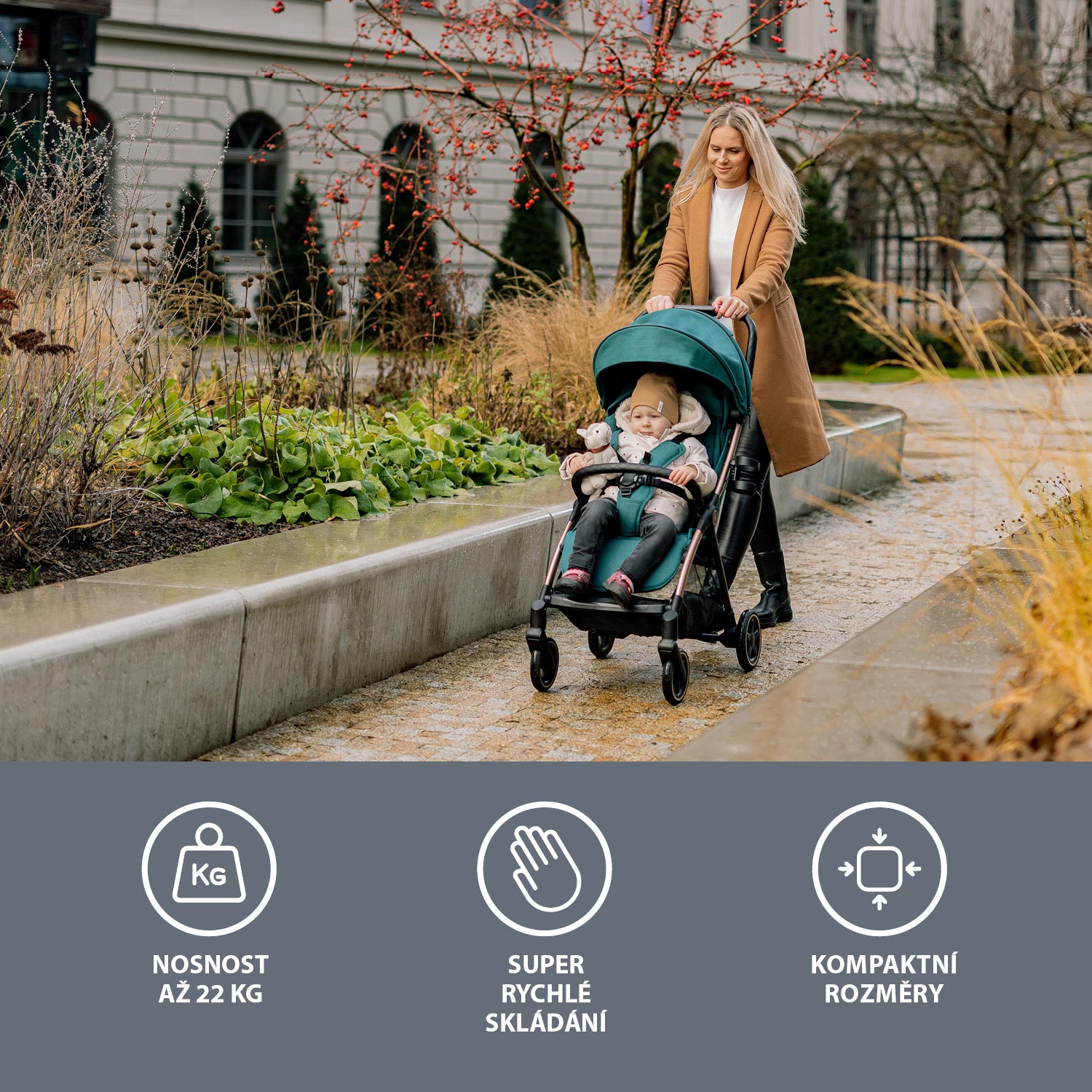 ZOPA Kočárek Quiq 2, All Black