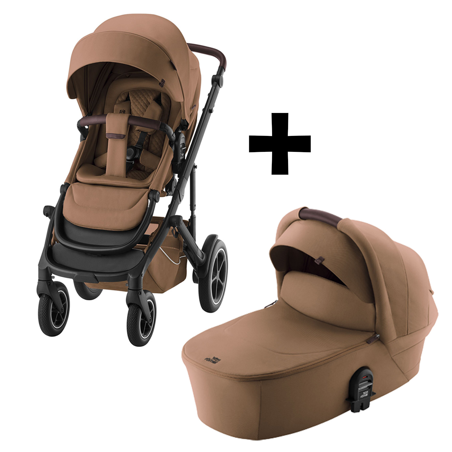 Britax Set kočárek Smile 5Z + hluboká korba Lux, Warm Caramel