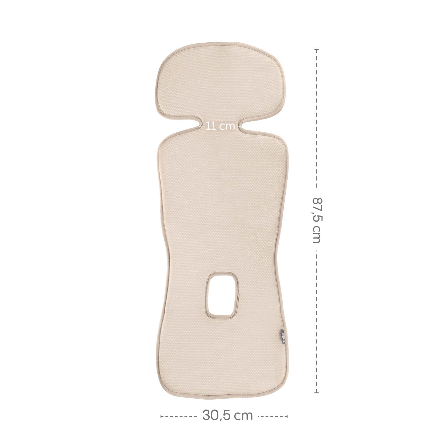 ZOPA Prodyšná podložka do autosedačky Breeze sk. 1, Toffee Brown