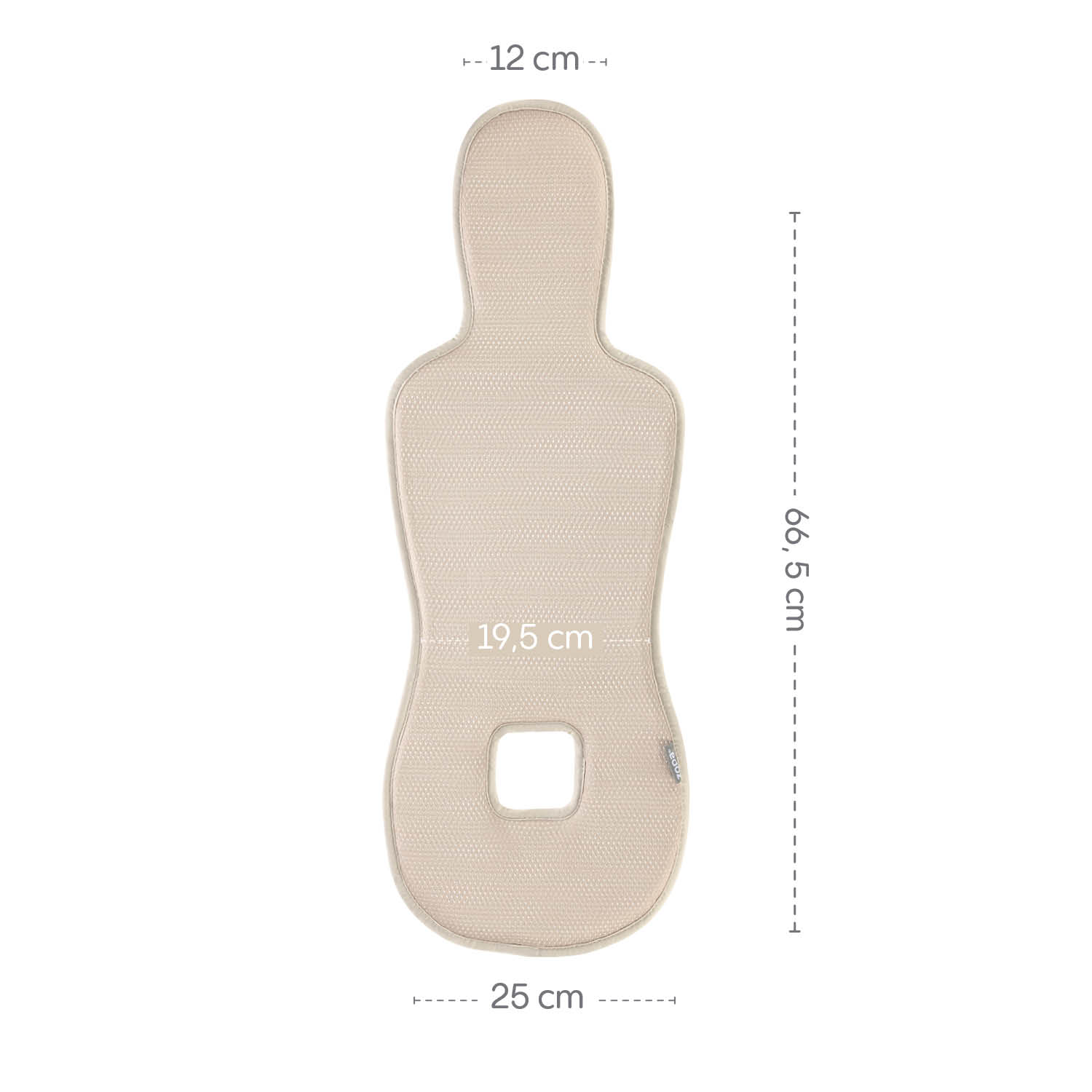 Zopa Prodyšná podložka do autosedačky Breeze sk. 0+, Toffee Brown