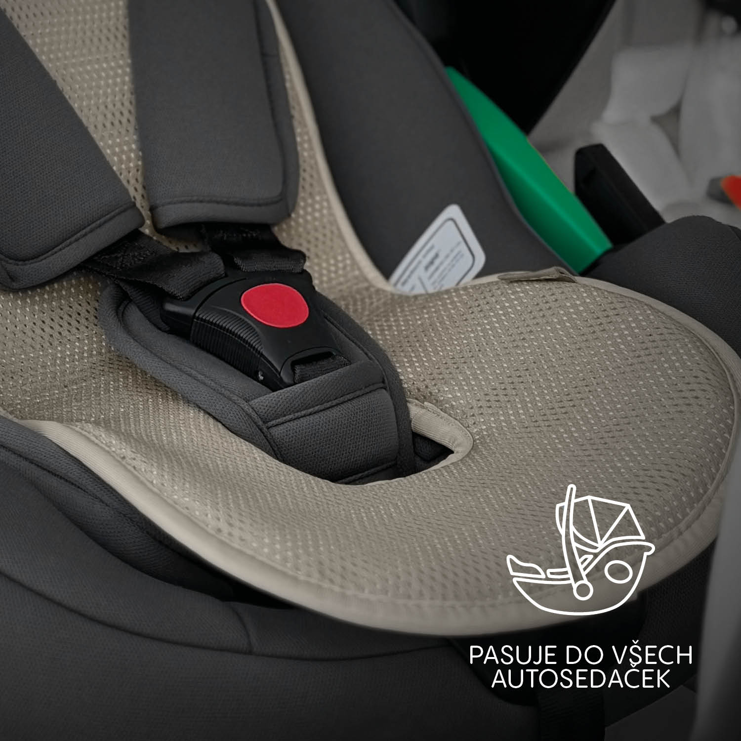 ZOPA Prodyšná podložka do autosedačky Breeze sk. 0+, Ivory Beige