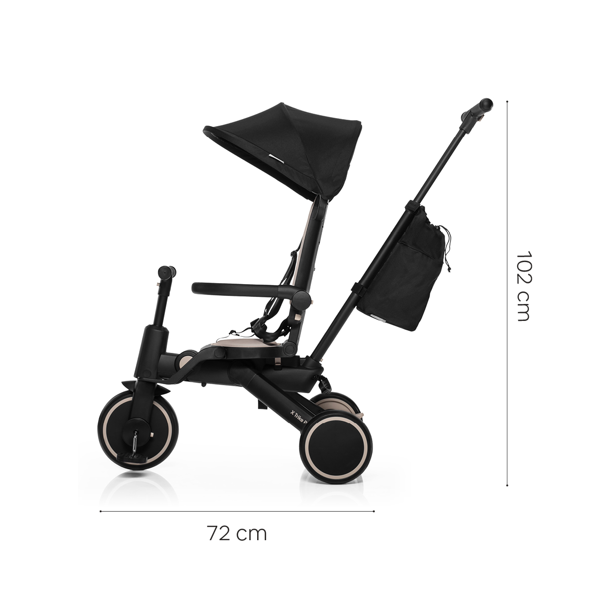 Zopa Tříkolka X Trike Pro, Ivory Beige