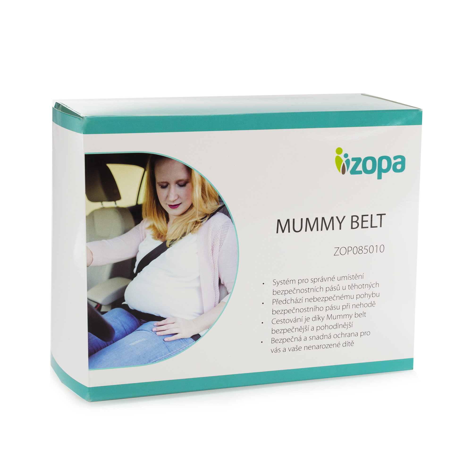 ZOPA Těhotenský pás do auta Mummy belt, Black