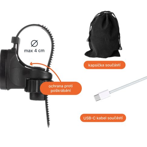 Houpadlo kočárku přenosné Bobby nabíjecí, Matt Black