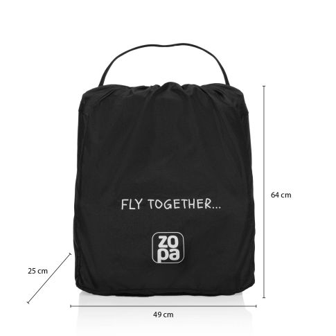 Přepravní taška na kočárek, Black