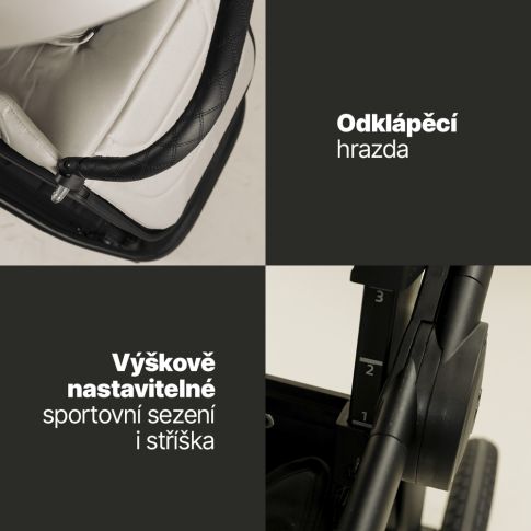 Set kočárek Move Cross 5 + hluboká korba  Move XL 5 + autosedačka XM dle vlastního výběru + báze