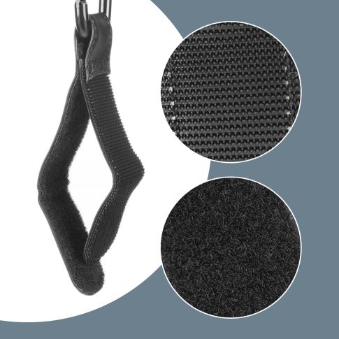 Multifunkční popruh se skobou DELUXE 2 ks, Black