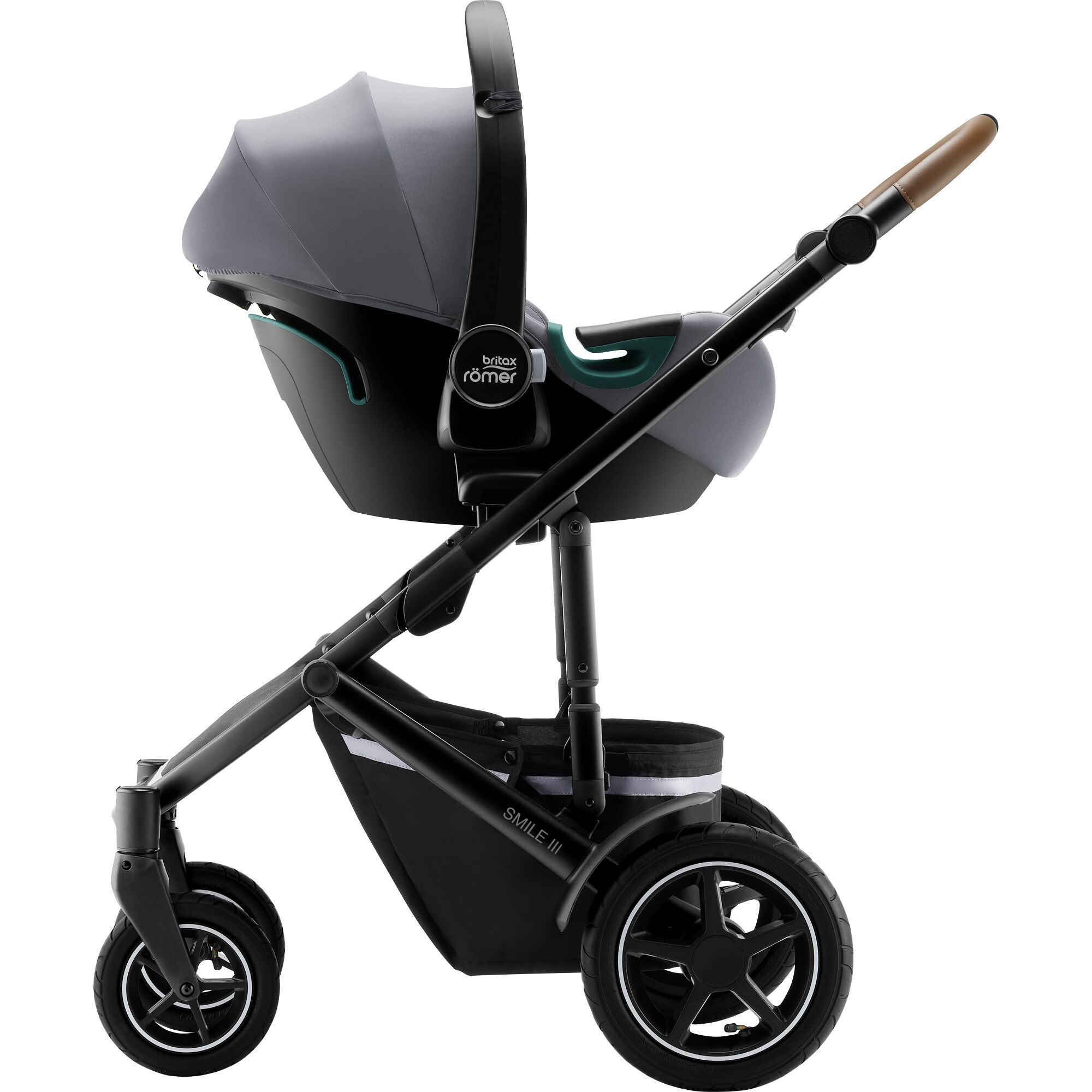 ROMER Baby-Safe 3 i-Size Bundle Flex 2022 Frost Grey
