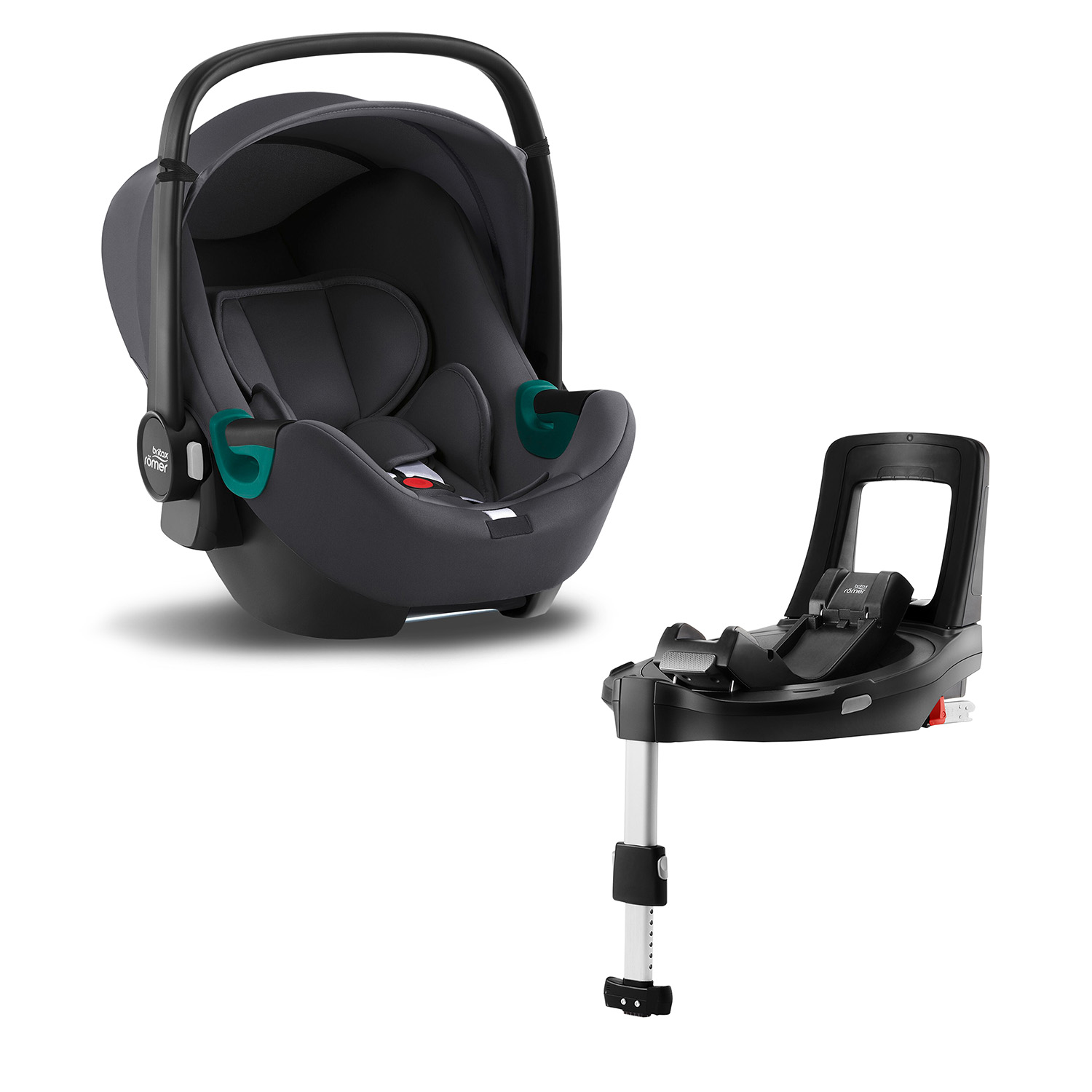 ROMER Baby-Safe 3 i-Size Bundle Flex 2022 Midnight Grey