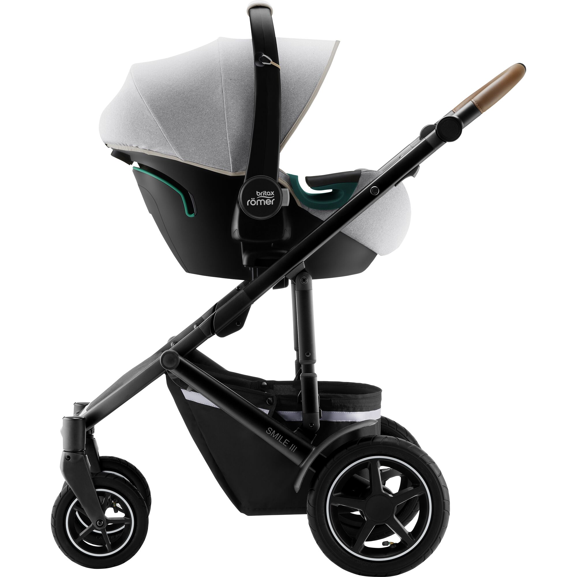 ROMER Baby-Safe 3 i-Size Bundle Flex 2021 Nordic Grey