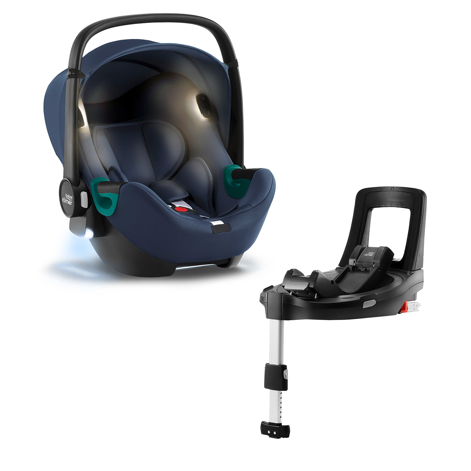 ROMER Baby-Safe iSense Bundle Flex 2022 Indigo Blue