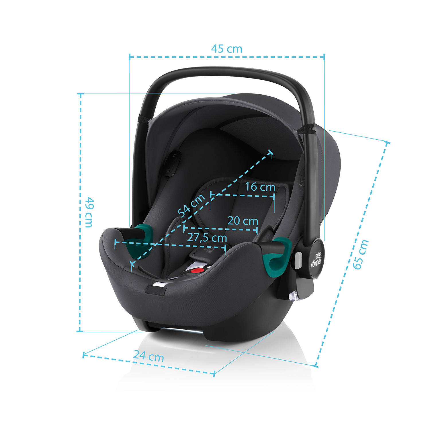 ROMER Baby-Safe iSense Bundle Flex 2021 Nordic Grey
