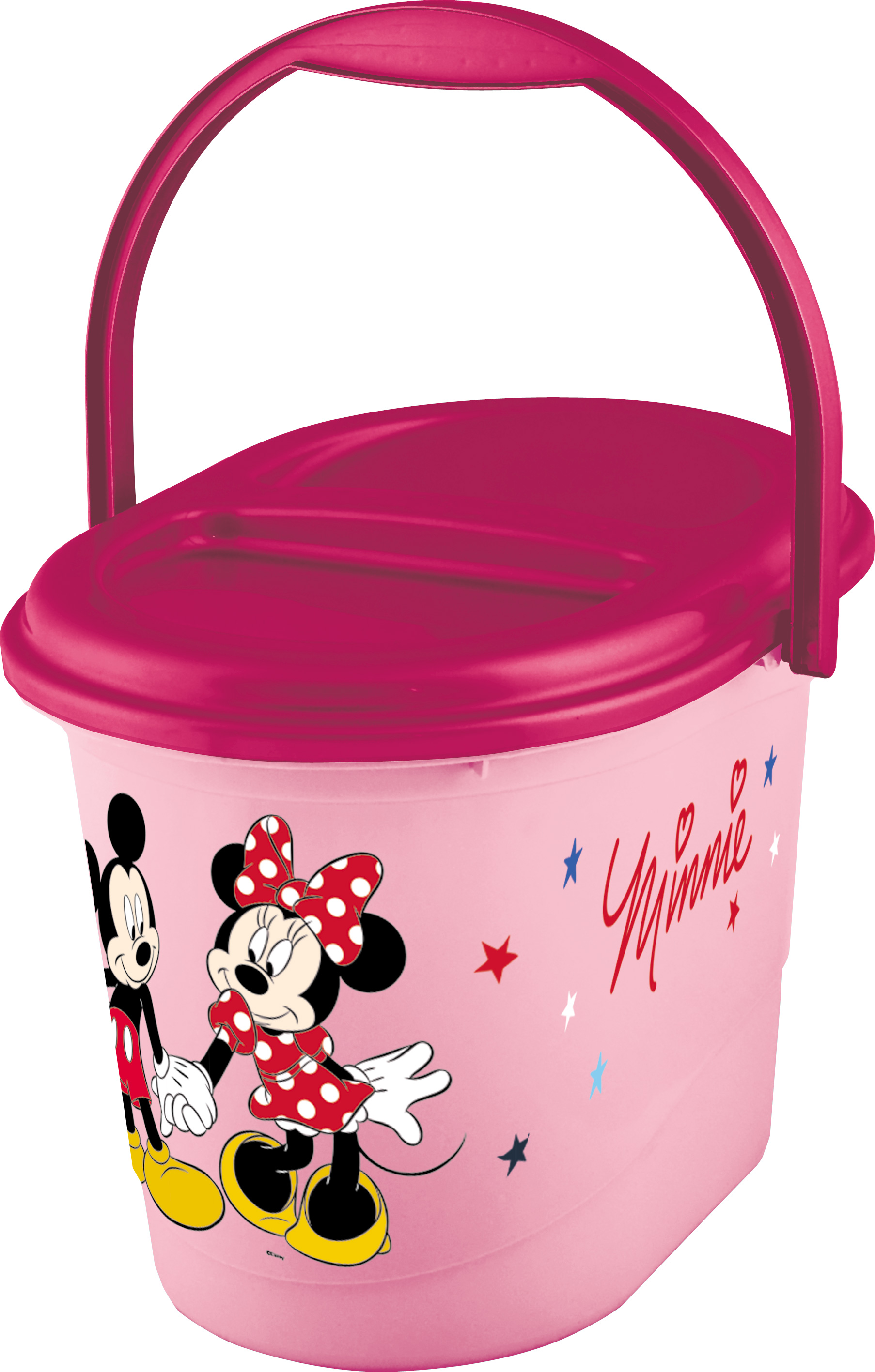 Koš na pleny "Mickey&Minnie", Růžová
